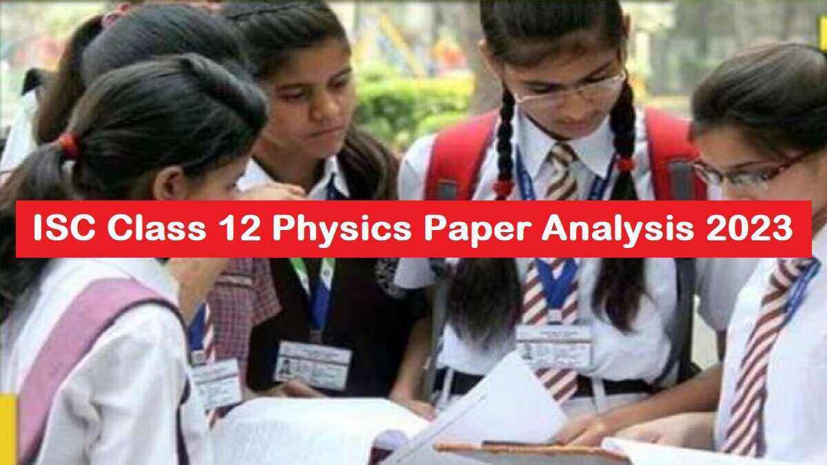 CBSE Class 12 Physics Paper Analysis 2023