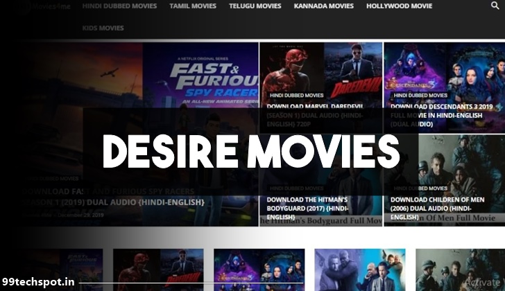 Desiremovies 2022: Download Latest Full HD Bollywood Hollywood movies for free.