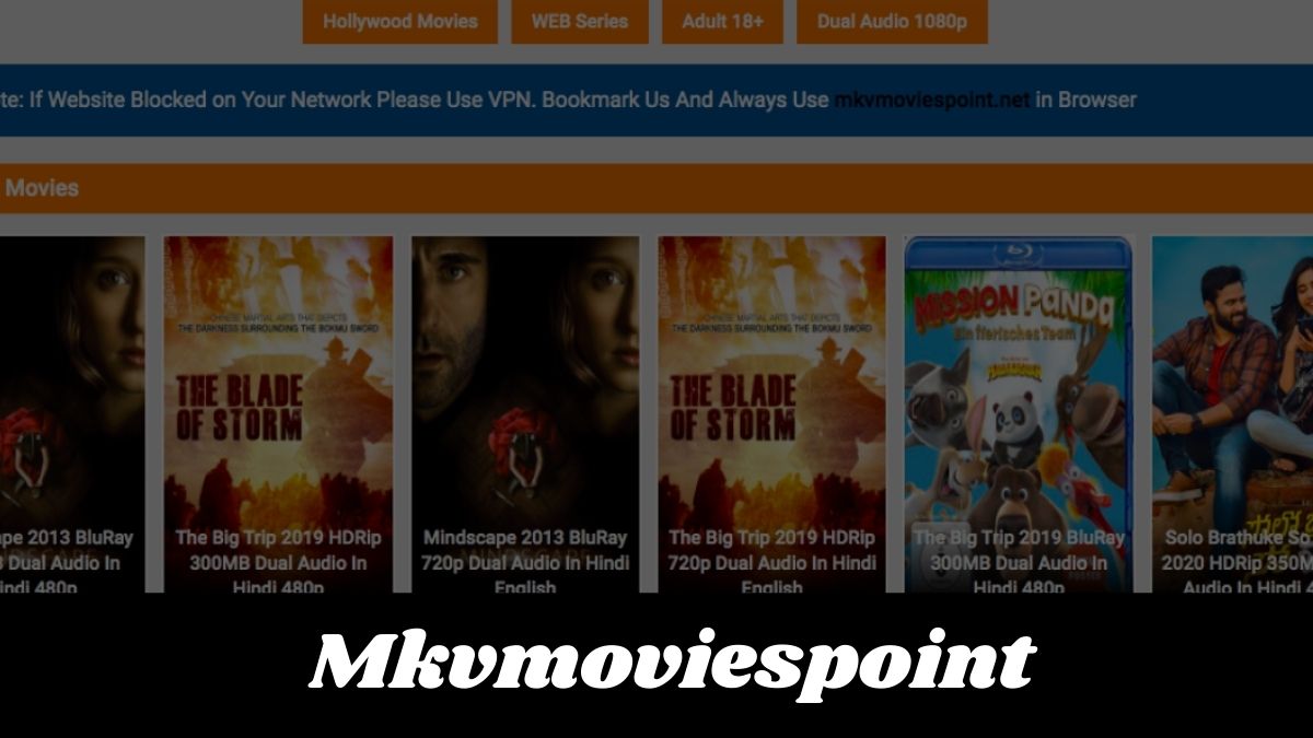 Mkvmoviespoint Latest Bollywood, Hollywood, Telugu Dual Audio 300MB Movies Free Download